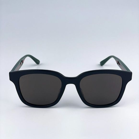 Gucci GG0847SK 001 Sunglasses Black Green Grey Square Unisex main image 7